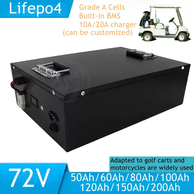 Lifepo4 accu 72V met Bluetooth - Lifepo4 72V 100Ah Battery Pack Ev recensie en prijs