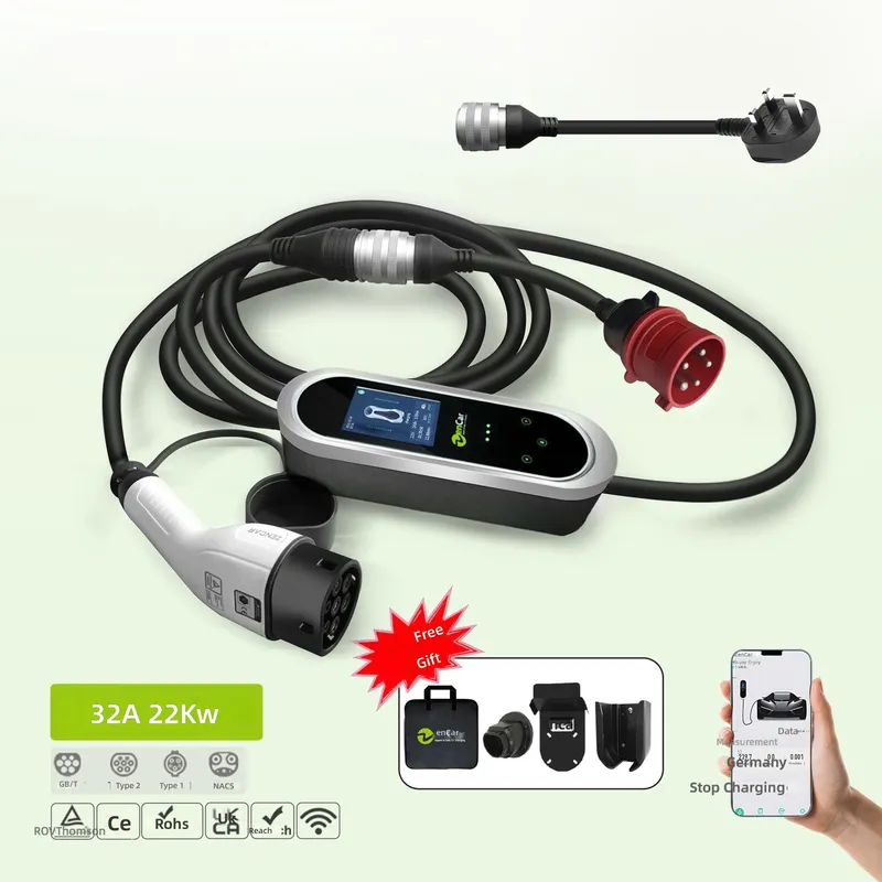22kW 3-fasen EV-lader 32A draa - Ev Charger Type 2 22Kw 32A 3 Phase recensie en prijs