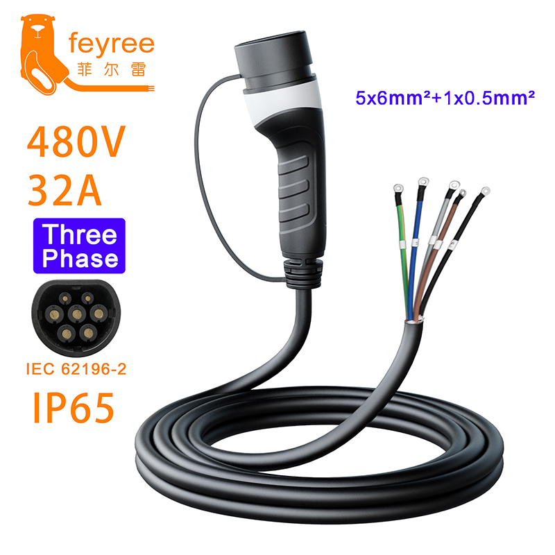 Feyree 3-fasen oplader voor el - Ev Charger Type 2 22Kw 32A 3 Phase recensie en prijs