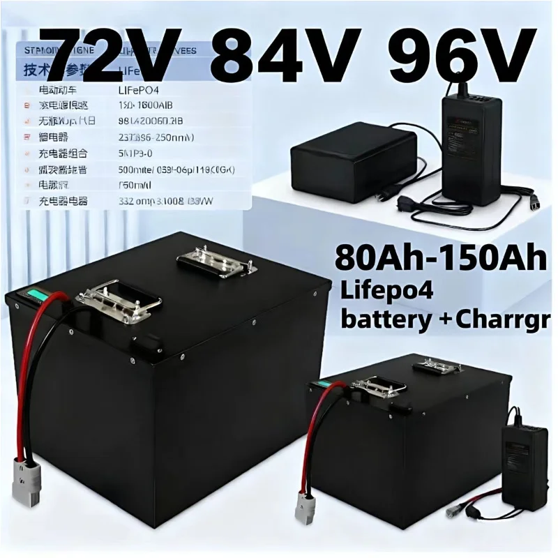 LIFEPO4 Batterij met BMS 72V 8 - Lifepo4 72V 100Ah Battery Pack Ev recensie en prijs