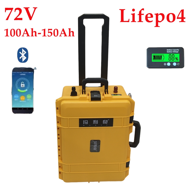 Waterdichte 72V 150Ah 100Ah Li - Lifepo4 72V 100Ah Battery Pack Ev recensie en prijs